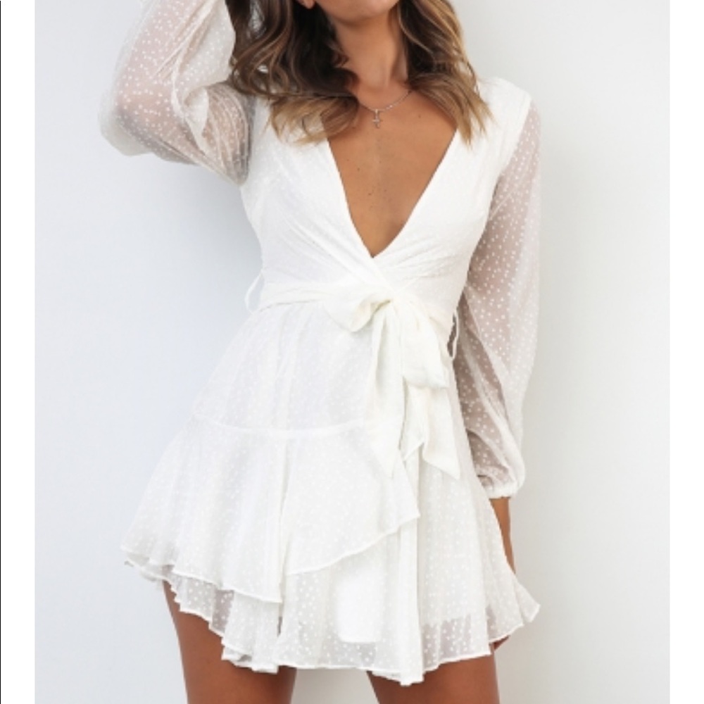 NWT Stelly Cara Dress in White XS